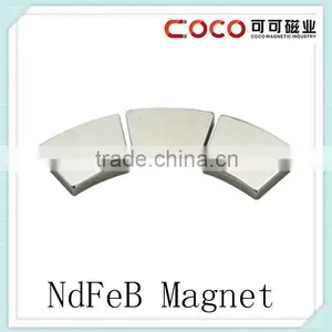 N35/N38/N40/N42/N45/N48/N50/N52 Fan Shape Neodymium Monopole Magnet With Rohs thumbnail-1