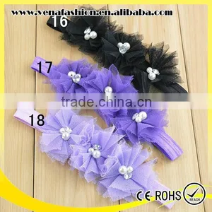 Pink Flowers Girls Cheap Kids Hair Accessories for Kids thumbnail-5