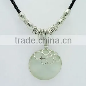 18K Gold Plating Necklace & Crystal Cat-eyes Stone China Jewelry LN021-1 thumbnail-1