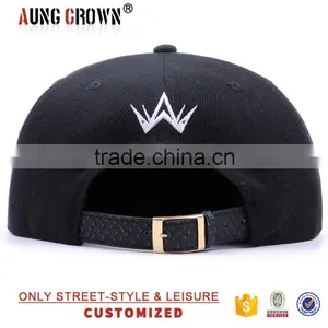 Fashion 6 Panels 3D Logo Custom Snap Back Hat thumbnail-4