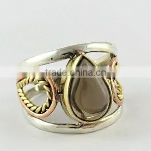 Perfect Smoky Quartz !! 925 Sterling Silver Ring, Silver Jewellery 925, Silver Jewellery thumbnail-1