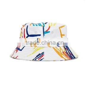 OEM/ODM Design Your Own Bucket Cap Label Logo Digital Printing Fashion Men'S Plain Bucket Hat Wholesale thumbnail-2
