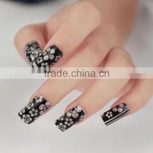 Custom Nail Art Stamping Plates,nail Sticker Printing Paper,wedding Lace White Nail Wrap thumbnail-1