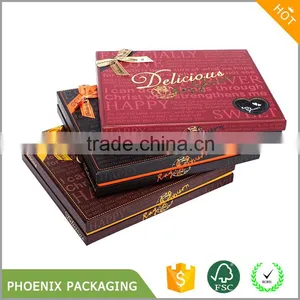 Custom Luxury Chocolate Packaging Box for Wedding Birthday Parties Gift Box thumbnail-1