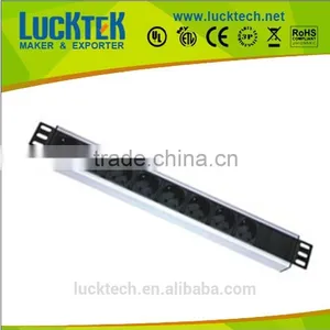 19" 1.0U 8 WAY GERMANY PDU SERVER CABINET SOCKET thumbnail-1