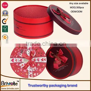 2015 Gorgeous Candy Box/red Round Gift Box/red Round Candy Box thumbnail-2
