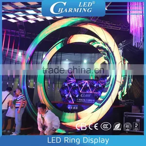 Led 3d Ring Video Display Cabinet Good for Wedding Stage Lighting as Backdrop in 2015 thumbnail-4