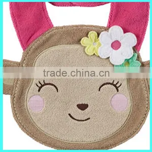Brand New Aloha Monkey Colored Cotton Terry Bib,infant Terry Bib thumbnail-2