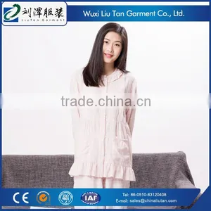 Plaid Ruffle Pajama Sleepwear for Women Supplier thumbnail-4