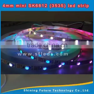 Addressable Rgb Led Strip 4mm Smd 3535 Rgb Mini Sk6812 Led Strip thumbnail-5