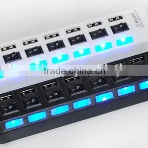 Wholesale 7 Port Usb Hub With Led Light thumbnail-2