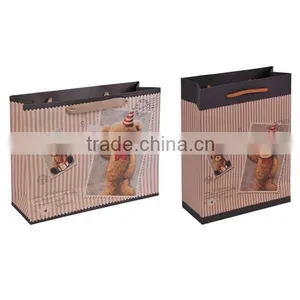 Cute Cartoon Bear Gift Paper Bag thumbnail-1