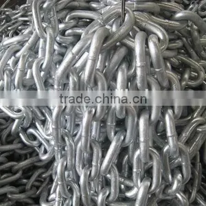 Bright Hot Dip Galvanized Anchor Chain Link for Ship thumbnail-3