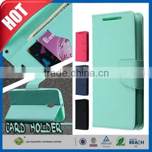 C&T Luxury Genuine pu Leather Pouch Flip Cover for Motorola Moto g2 Xt1063 thumbnail-1