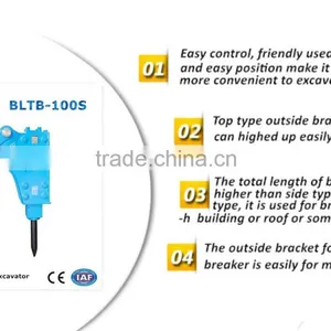 11to 16 Ton Wheel Excavator Hydraulic Concrete Stone Hydraulic Breakers thumbnail-1