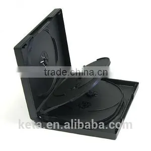 27MM 8 Multi Discs Case With 3 Trays , Black DVD Storage Box thumbnail-1