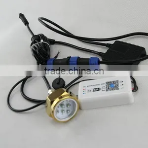 Excellent Quality IP68 Waterproof Rate 9 LED Underwater Marine Boat Drain Plug Light Brightest 27W WIFI RGB DC11-28V thumbnail-4