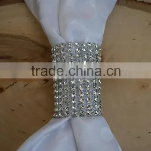 DIY Rhinestone Diamond Mesh Chair Sash Bands thumbnail-2