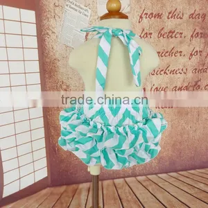 Wholesale Breathable Backless Organic Cotton Girls' Baby Romper Costume thumbnail-6