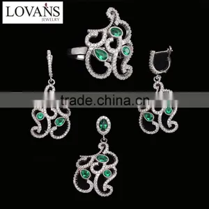 Products China 925 Sterling Silver Jewelry Set Butterfly Jewelry Themed Items TZ-0228 thumbnail-3