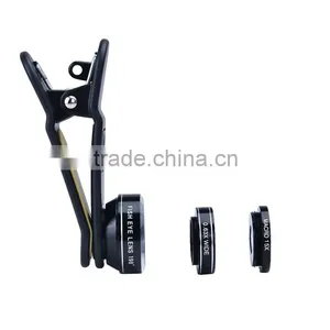 5 in 1 Phone Lens Mobile Phone Camera Wide Angle Macro Fisheye Zoom Filter 5pcs Camera Lens Set for IPhone Samsung Huawei thumbnail-4