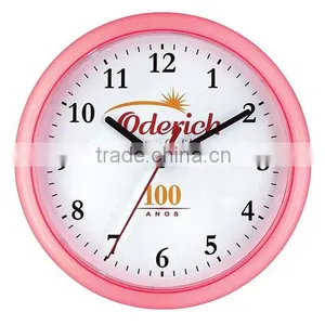 8 Inch Round Cheap Plastic Wall Clock thumbnail-1