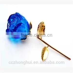 2016 New Design Romantic Valentines Gift Crystal Rose thumbnail-1