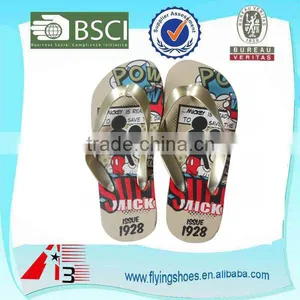 2016 Fashion EVA Micky Mouse Flip Flop Slipper for Kids thumbnail-4