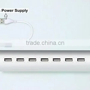 7-Port Aluminum USB 2.0 Hub With 2-Foot Shielded Y-Cable for IMac,forMcBook Air, Pro, MaBook, Mac Mini thumbnail-2