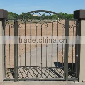 2016 Luxury European Style Metal Wrought Iron Gates Design on Online Shopping thumbnail-3