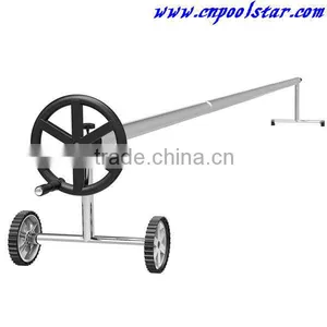 Swimming Pool In-ground Reel Cover P1820 W/ss Frame for Aluminium Tubes With P1821-1 Solar Cover Roller thumbnail-1