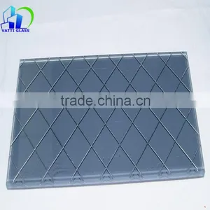 China Quality Wired Glass Wholesalers to Create Glass Fireproof Door/glass Shelf/glass Stairs thumbnail-4