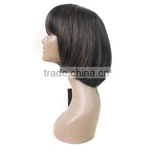 Most Popular 130g 14inch Hair Short Straight Fashion Synthetic Hair Wig thumbnail-2