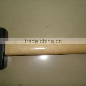 Stoning Hammer, German Type, ST331 With Wood Handle, TUV/GS Approval, Forged Carbon Steel Head, Heat Treatment HRC 47-55 thumbnail-1