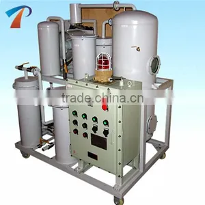 Hot Sale Used Lubricant Oil Cleansing Machine/Refrigeration Oil Purifier/Lube Oil Refinery Plant, Removing Water Gas Particles thumbnail-2