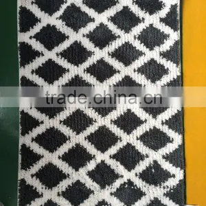 Home Chenille Doormat With Stripes thumbnail-1