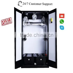 Garden Greenhouse Hydroponic Indoor Plant Growing Kit Portable Grow Cabinet thumbnail-1