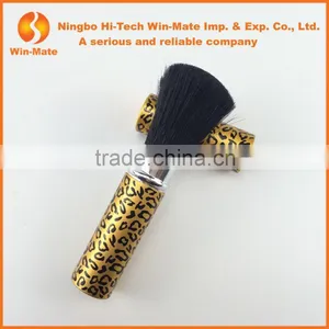 Custom Made Mini Size Leopard Color Synthetic Hair Face Use Retractable Powder Brush thumbnail-4