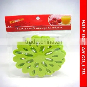 3pcs Lightness Creative Round Coasters For One Dollar Item,kitchenware thumbnail-1