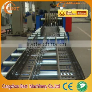 Auto Galvanized Steel Cable Tray Cold Roll Forming Machine thumbnail-1