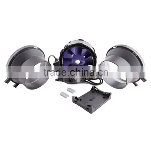 100mm Black Plastic Inline Duct Fan thumbnail-4