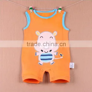Sleeveless Leotard Boxer Romper Kaidang Siamese Vest Summer Climbing Clothing 0-2 Years thumbnail-5