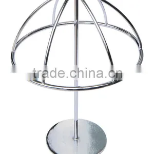 823 Supermarket Chrome Display Metal Hat Display Shelf thumbnail-1