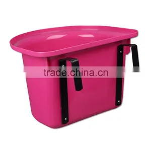 Red Color Plastic Hanging Horse Bucket for Sale thumbnail-2