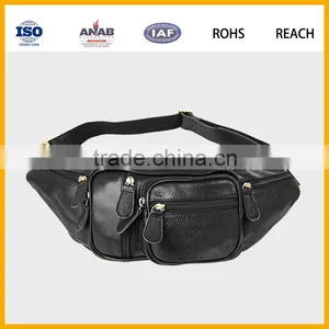 Leather Multi Compartment Fanny Pack Waist Bags thumbnail-1