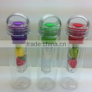 Plasctic Tritan Water Bottle, Fruit Infuser Water Bottle Bpa Free, Promotional Fruit Infusion Water Bottle thumbnail-1