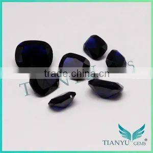 114# Dark Aquamarine Synthetic Spinel Gemstone Market Prices thumbnail-1