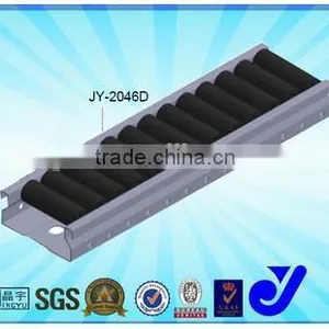 JY-2046D|Black ESD Plastic Wheel Roller Track|Small Conveyor Belt Roller Track thumbnail-1