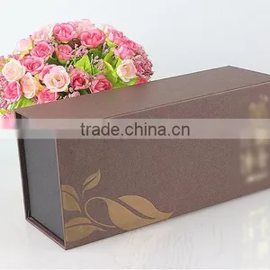 Chinese Factories Wholesale Custom Tea Caddy, Fashion Beautiful Gift Boxes, Deep Coffee Color Storage Box thumbnail-3