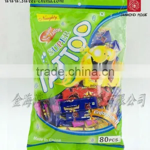 Colorful Bubble Gum With Tattoo12 thumbnail-1